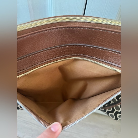 Fossil Crossbody Bag Like New Geometric - Picture 5 of 5